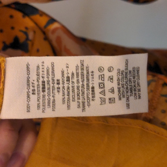 Free People Morning Light Mini Dress Free People Yellow Orange Floral Revolve - Picture 11 of 11